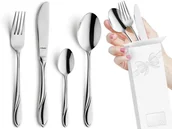 Zestawy sztućców - Amefa Sztućce obiadowe Whisper 1405 24 elementy dla 6 osób 18/0 Whisper 1405 24 elem - miniaturka - grafika 1
