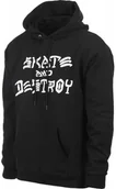 Bluzy męskie - Thrasher bluza męska SKATE AND DESTROY HOODIE BLACK - miniaturka - grafika 1