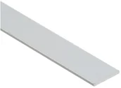 Inne materiały budowlane - Cezar Sztanga płaska  20 x 2 mm 1 m aluminium srebrne - miniaturka - grafika 1