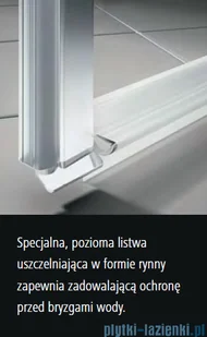 Kermi Cada XS kabina prysznicowa półokrągła 90x90 cm CKP5009020VPK - Kabiny prysznicowe - miniaturka - grafika 7