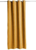 Zasłony - Atmosphera Zasłona okienna kurtyna na przelotkach kolor żółty 140 x 260 cm B07TCY3JXF - miniaturka - grafika 1