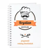 Notesy i bloczki - Murrano Przepiśnik kołonotatnik na przepisy z nadrukiem dla taty KZ-COOK-027 - miniaturka - grafika 1