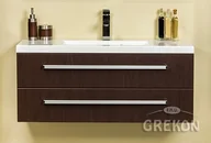 Szafki łazienkowe - Gante Szafka łazienkowa z umywalką 100/39/2 seria Fokus Wenge Mat FKS-W-U100/39/2 Clever - miniaturka - grafika 1