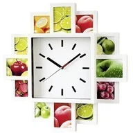 Zegary - Tawo Zegar ścienny m. galerii zdjęć biały 402485 - miniaturka - grafika 1