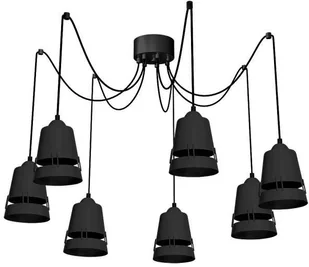 Milagro LAMPA wisząca APOLLO 775 industrialna OPRAWA metalowy ZWIS pająk spider biały 775 - Lampy sufitowe - miniaturka - grafika 2