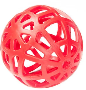 Sum-Plast Piłka ażurowa dla Psa dużego i średniego mix kolorów 14cm - Zabawki dla psów - miniaturka - grafika 2