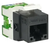 Gniazdka elektryczne - Ospel Moduł gniazda komputerowego MMC RJ45 kat 5e Moduły MGK-K5 - miniaturka - grafika 1