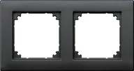 Wyłączniki światła i elektryczne - Merten 486214 m-Plan ramek, 2-krotnie, antracyt - miniaturka - grafika 1