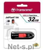 Pendrive - Transcend Jetflash 590 32GB (TS32GJF590K) - miniaturka - grafika 1