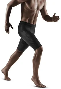 CEP CEP Spodenki kompresyjne męskie RUN SHORT 3.0 czarne - Spodnie sportowe męskie - miniaturka - grafika 3