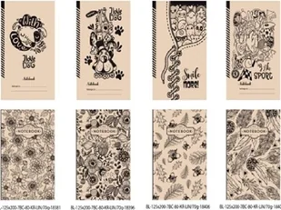 Fresh Notatnik ozdobny 125x200/80K linia - Szkolne artykuły papiernicze - miniaturka - grafika 3