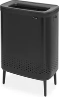 Kosze na bieliznę - Brabantia Kosz na pranie Bo Laundry Bin Hi 2 x 45 l czarny mat 200564 - miniaturka - grafika 1