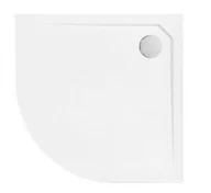 Brodziki prysznicowe - Besco półokrągły Asco 80x80 PMD Piramida - miniaturka - grafika 1