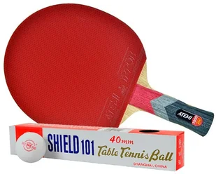 Atemi Zestaw Rakietka 5000 CV + pokrowiec + piłeczki BALSACARBON_5000_ZESTAW_CV - Tenis stołowy - miniaturka - grafika 2