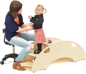 Meble do szkół i przedszkoli - AJ Produkty Platforma do przebieralni BGEN, 1500x450x450 mm - miniaturka - grafika 1