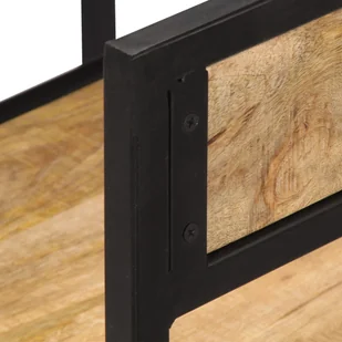 vidaXL 3-częściowy zestaw jadalniany, lite drewno mango - Stoły z krzesłami - miniaturka - grafika 8