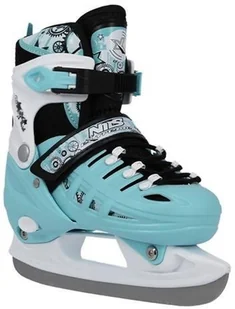 Nils EXTREME NH10905 4w1 MIĘTOWE ROZM. M(35-38) ŁYŻWOROLKI Z WYM. PŁOZĄ HOKEJOWĄ EXTREME 16-25-027 - Rolki - miniaturka - grafika 2