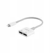 Adaptery i przejściówki - Przejściówka Lightning Iphone Jack Audio Zasilanie - miniaturka - grafika 1