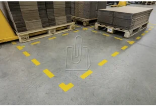 Durable Znacznik podłogowy Pasek 10 szt. 1703-04 - Akcesoria do pakowania - miniaturka - grafika 3