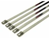 Inne mocowania - Praxa Opaska Zaciskowa Stalowa Metalowa 4,6 x 200 - miniaturka - grafika 1