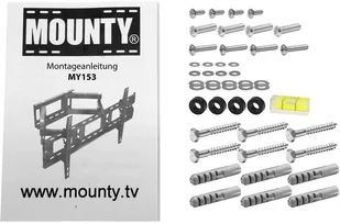 MOUNTY MOCNY UCHWYT DO TELEWIZORA ŚCIENNY REGULOWANE KĄTY 40070153 - Uchwyty do telewizora - miniaturka - grafika 14