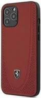 Etui i futerały do telefonów - Ferrari FEOGOHCP12LRE iPhone 12 Pro Max 6,7" czerwony/red hardcase Off Track Perforated - miniaturka - grafika 1