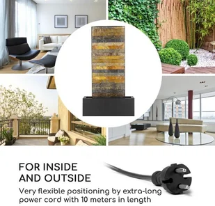 Blumfeldt Raincastle Pompa ogrodowa 12 diod LED pompa o mocy 8 W IPX8 koncepcja Loopflow GDMB5-Raincastle - Fontanny ogrodowe - miniaturka - grafika 3