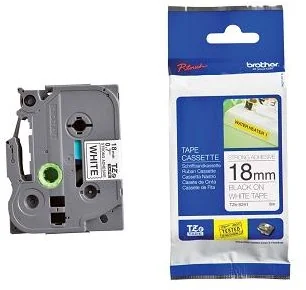 Brother Taśma laminowana TZe-241 18mm czarny na białym TZE241 - Etykiety do drukarek - miniaturka - grafika 3