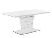 Stoły - Unique Vente Rozkładany stół do jadalni AMELLE - 6 do 8 osób - MDF lakierowane na biało - miniaturka - grafika 1