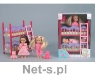 Akcesoria dla lalek - Simba EVI Z PIĘTROWYM ŁÓŻKIEM - miniaturka - grafika 1