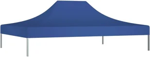 vidaXL Dach do namiotu imprezowego, 4 x 3 m, niebieski, 270 g/m - Pawilony ogrodowe - miniaturka - grafika 3