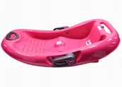 Sanki i ślizgacze - KHW Sanki Plastikowe Snow Flipper Różowe - miniaturka - grafika 1