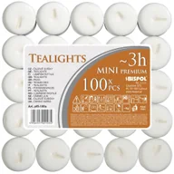 Świece - Bispol Podgrzewacz tealight 100 szt. bezzapachowy - miniaturka - grafika 1