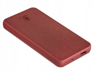 Hama Powerbank Power Pack Fabric 10 10000 mAh Czerwony - Powerbanki - miniaturka - grafika 2