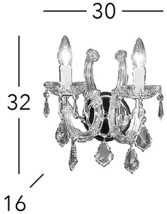 Kolarz Maria Louise kinkiet złoto 24 kt 2-punktowy - Lampy ścienne - miniaturka - grafika 3