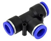 Inne akcesoria do nawadniania - GEKO Złączka automatyczna węża PU/PE typ T fi 10mm 25/1000) - miniaturka - grafika 1