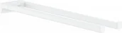 Wieszaki łazienkowe - Hansgrohe 41770700 AddStoris Wieszak na ręcznik podwójny biały matowy - miniaturka - grafika 1