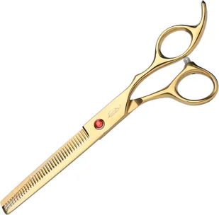 Purple Dragon Degażówki Nożyczki Fryzjerskie Groomerskie 6,5 Gold PD-DEG-OFFSET-GOLD - Maszynki i nożyczki dla psów - miniaturka - grafika 2