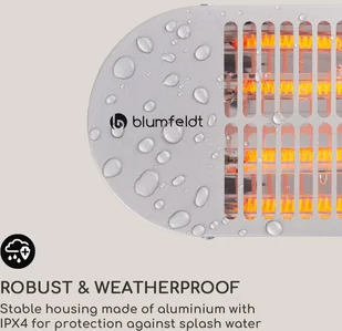 Blumfeldt Blumfeldt Gold Bar 2000 Swing, grzejnik promiennikowy na podczerwień, 2000 W, oscylacja w zakresie 60° GQM2-Gold Bar2000S W - Ogrzewanie przenośne Blumfeldt Blumfeldt Gold Bar 2000 Swing, grzejnik promiennikowy na podczerwień, 2000 W, oscylacja w zakresie 60° GQM2-Gold Bar2000S W - Ogrzewanie przenośne - miniaturka - grafika 4
