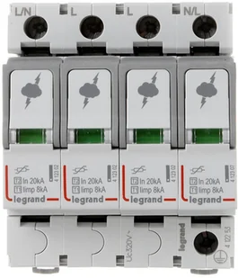 Legrand Ogranicznik przepięć LE-412253 LE-412253 - Akcesoria do monitoringu - miniaturka - grafika 3