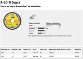 Akcesoria do elektronarzędzi - Klingspor 264297 tarcza do cięcia aluminium 115x1,0mm A60N Supra 264297 - miniaturka - grafika 1