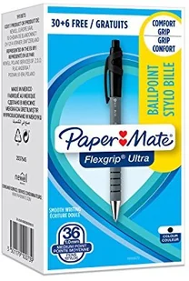 Papermate Paper Mate Flexgrip Ultra druku ball point Pen, czarny 36 szt. 1910073 - Długopisy Papermate Paper Mate Flexgrip Ultra druku ball point Pen, czarny 36 szt. 1910073 - Długopisy - miniaturka - grafika 1