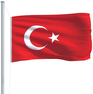 vidaXL vidaXL Flaga Turcji, 90x150 cm - Flagi i akcesoria - miniaturka - grafika 4