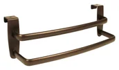 Wieszaki łazienkowe - InterDesign Axis podwójny wieszak na ręczniki, do powieszenia na szafce, brąz, 0 57397 - miniaturka - grafika 1