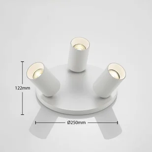 ARCCHIO Arcchio Ipega spot sufitowy, 3-punktowy, biały - Lampy sufitowe - miniaturka - grafika 5