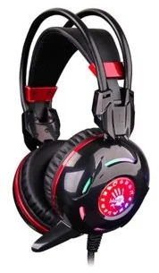 A4Tech BLOODY G300 Czarno-Czerwone (A4TSLU45541) - Słuchawki - miniaturka - grafika 4