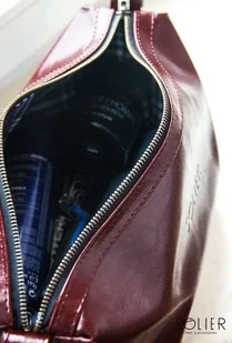 Kemer Elegancka skórzana kosmetyczka męska Brąz 9564-0 - Kosmetyczki, organizery i kuferki - miniaturka - grafika 8
