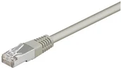 Kable światłowodowe - Wentronic Kabel sieciowy CAT6, (lose Ware), 2 X RJ45 St., PIMF + geflechtgeschirmt Cat 6  1000 LC SSTP PIMF GRAU 10 m 93651 - miniaturka - grafika 1