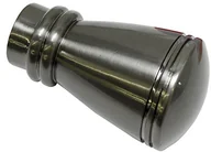 Karnisze - Gardinia 10011167 główka/zakończenie SIRO do karniszy, seria Chicago, średnica 20 MM, Tytan 10011167 - miniaturka - grafika 1