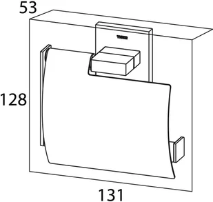 Tiger Uchwyt na papier toaletowy Items, chromowy, 281620346 Coram - Stojaki i wieszaki na papier toaletowy - miniaturka - grafika 5